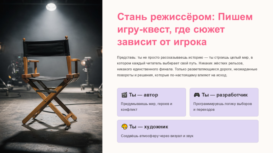 Ожившие истории: Создаём интерактивный комикс