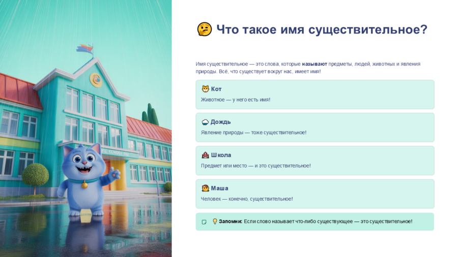 Имя существительное — король слов