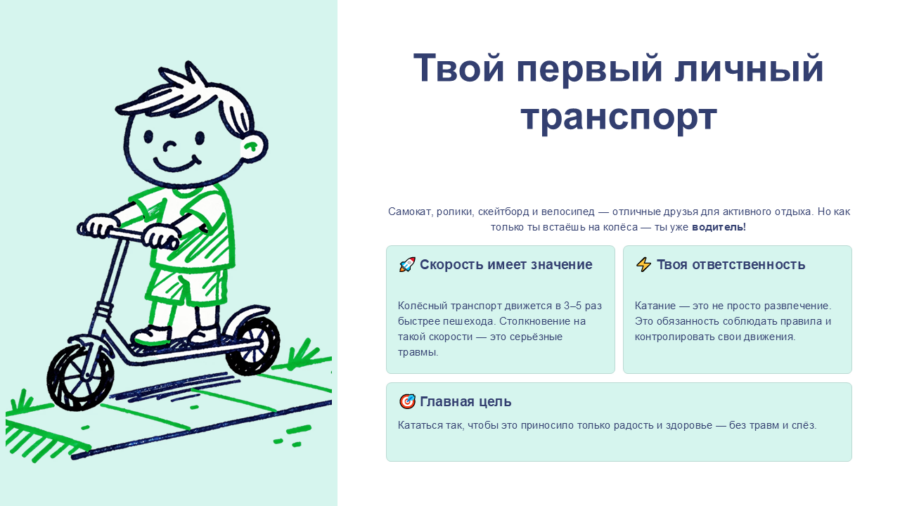 ПДД: Правила для любителей самокатов, велосипедов и роликов