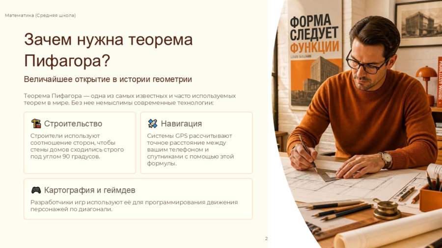 Теорема Пифагора и вещественные числа