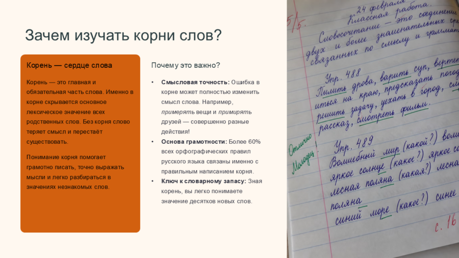 Правописание гласных и согласных в корне слова