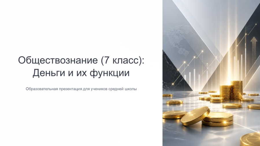 Деньги и их функции: Происхождение, виды и роль в экономике (7 класс)