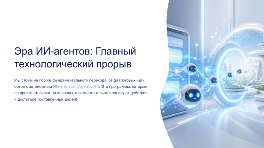Эра ИИ-агентов (Agentic AI): Как программы учатся действовать сами (8–11 класс)